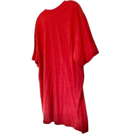 COCA COLA Classic Red Casual Comfort T shirt White Logo Mens Size 2X - Picture 6 of 9